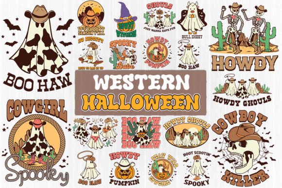 Download Western Halloween SVG Bundle 20 Designs - Premium Resources