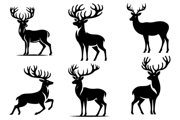 Download Deer Vector Illustrations Design - Deer vector Collection
