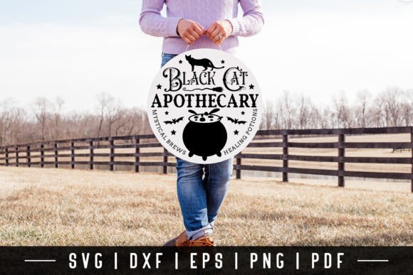 Download Black Cat Apothecary SVG | Halloween SVG - Halloween svg Collection