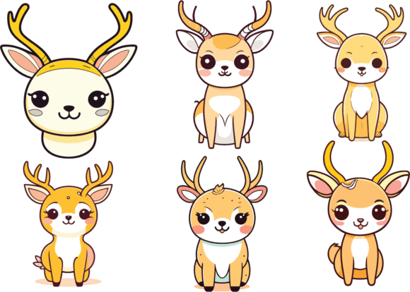 Download Deer Vector Art Illustration - Deer vector Collection